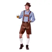 Autentiska Lederhosen Bruna - Small