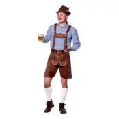 Autentiska Lederhosen Bruna - XX-Large