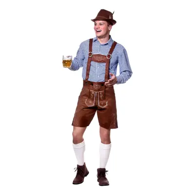 Autentiska Lederhosen Bruna - XX-Large