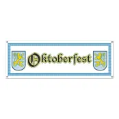Banderoll Oktoberfest Vit