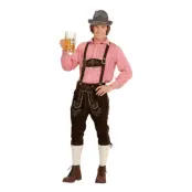 Bavarian Rödrutig Skjorta - X-Large