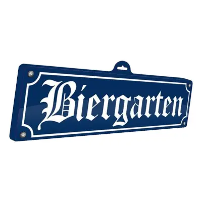 Biergarten Väggdekoration