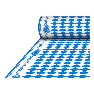 Bordsduk på Rulle Tygliknande Bayersk Blå