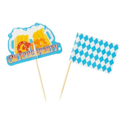 Cocktailflaggor Oktoberfest - 20-pack