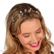 Dirndl Hårband med Pärlor Deluxe - One size