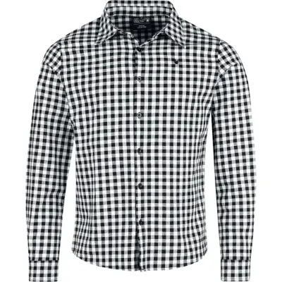 EMP Special Collection Longsleeve - Oktoberfest Langarmhemd - M 3XL - för Herr - svart/vit