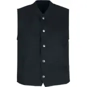 EMP Special Collection Väst - Oktoberfest Kunstleder Weste - M 3XL - för Herr - svart