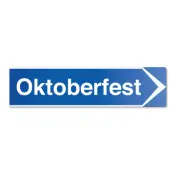 Hänvisningsskylt Oktoberfest