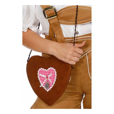 Handväska Tyroler Rosa Hjärta