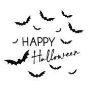 Happy Halloween Klistermärke