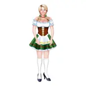 Kartongfigur Mrs Oktoberfest