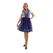 Klänning Oktoberfest Deluxe Blå S