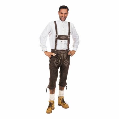 Lederhosen Super Deluxe Mörkbruna - X-Large