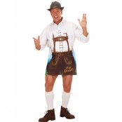 Oktoberfest Bavarian Förkläde med Fotorealistiskt Tryck