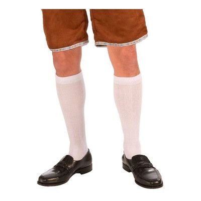 Oktoberfest Knästrumpor Vita
