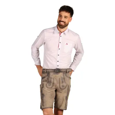 Oktoberfest Lederhosen Shorts Super Deluxe Beige Vintage - 46