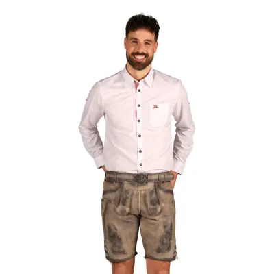 Oktoberfest Lederhosen Shorts Super Deluxe Vintage Beige - 54