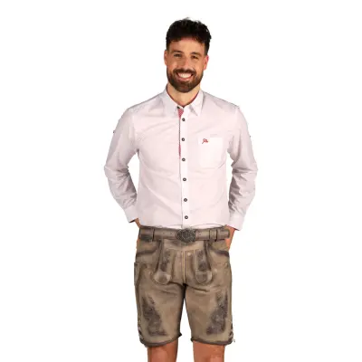 Oktoberfest Lederhosen Shorts Super Deluxe Vintage Beige - 62
