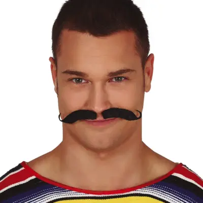 Oktoberfest Mustasch Svart