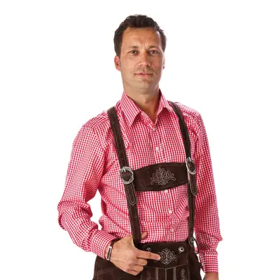 Oktoberfest Skjorta Röd - Large