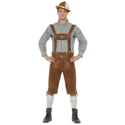 Oktoberfest/Lederhosen Maskeraddräkt L