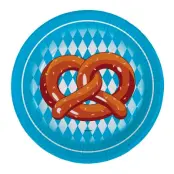 Pappersassietter Oktoberfest Kringla