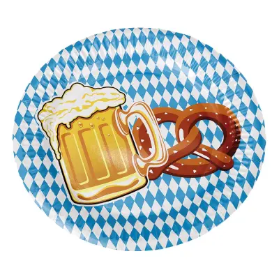 Papperstallrikar Oktoberfest - 10-pack