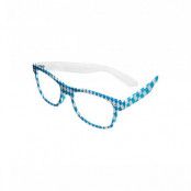 Skämtglasögon för Oktoberfest -blå/vita