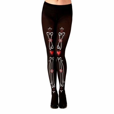 Strumpbyxor Day of the Dead - One size