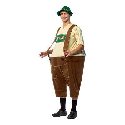 Tjock Lederhosen Maskeraddräkt - One size