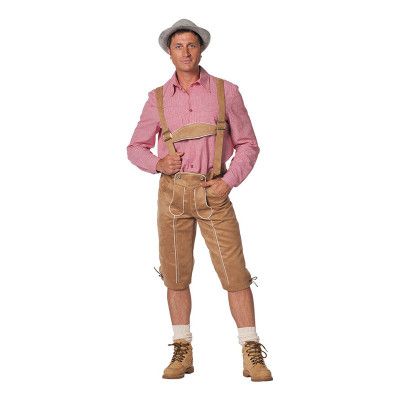 Tyrolerbyxor Deluxe Beiga - Large