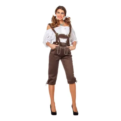 Tyrolerbyxor Deluxe Dam Bruna - Small