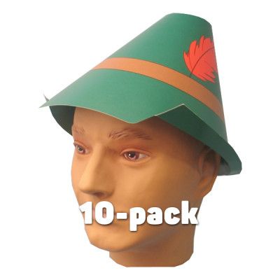 Tyrolerhatt i Papp - 10-pack