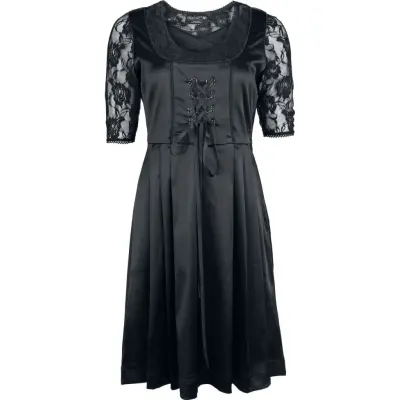 EMP Special Collection Halvlång klänning - Oktoberfest Dress without apron - S XXL - för Dam - svart