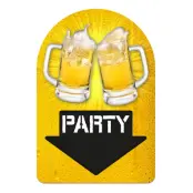 Väggdekoration Ölparty