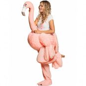 Flamingo Piggyback / Ride On Unisex-kostymer