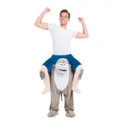 Haj Piggyback Maskeraddräkt - One size