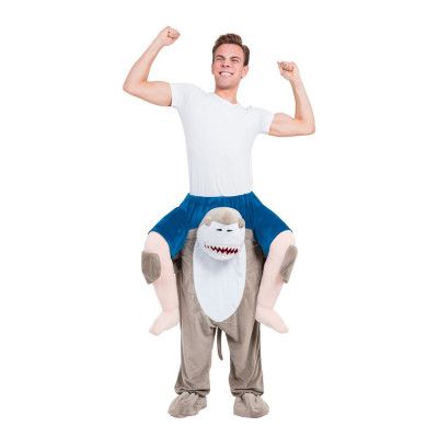 Haj Piggyback Maskeraddräkt - One size