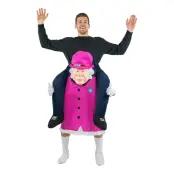 Piggy Back Drottning Elisabeth Maskeraddräkt - One size