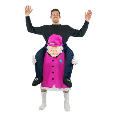 Piggy Back Drottning Elisabeth Maskeraddräkt - One size
