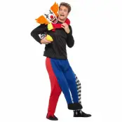 Piggyback Kidnappande Clown Maskeraddräkt - Onesize