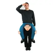 Piggyback Kim Jong Un Maskeraddräkt - One size
