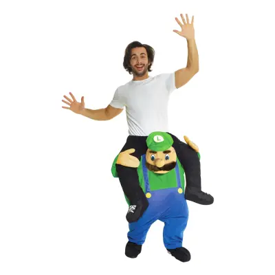 Rörmokare Grön Piggyback Maskeraddräkt