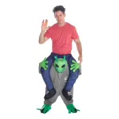 Alien Piggyback Maskeraddräkt