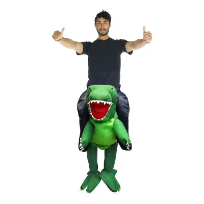 T-Rex Piggyback Maskeraddräkt - One size