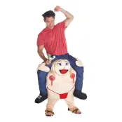 Strippa Piggyback Maskeraddräkt