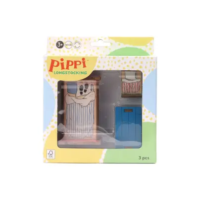 Pippi Dockhusmöbler Sovrum - Pippi -  Leksaksaffären
