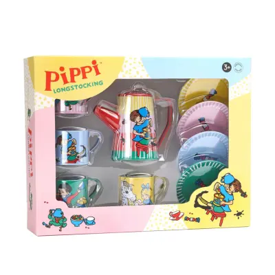 Pippi Långstrump Leksaksservis - Pippi -  Leksaksaffären