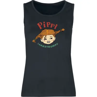 Pippi Långstrump Linnen - S XXL - för Dam - svart