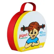 Pippi Resväska med Pussel 40 bitar